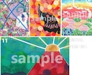 ポストカードお譲りします ”まいにち”をカラフルに！　気軽に飾れるアート イメージ2