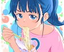 アニメスタイルの魅力的なイラスト作成します 背景込みの分かりやすいキャッチーな小説挿絵風イラストも可能！ イメージ6