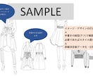 洋服の縫製仕様書作成します プロが使用する縫製仕様書作成およびデザイン提案も致します！ イメージ2