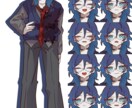 IRIAM・TRPGに役立つイラスト立ち絵描きます 表情差分やポーズ差分が欲しい方にも！ イメージ6
