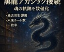 黒龍アカシックレコード接続し魂の軌跡を解析します 魂の記録層へ接続し過去現在未来の軌跡を数値化最適ルートへ導く イメージ1