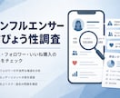 インフルエンサーの信ぴょう性を調査します 公開情報で炎上・フォロワーの質を確認 イメージ1