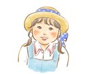 柔らかく暖かい雰囲気の似顔絵をお描きします 大切な方へのプレゼントや記念日などに！心がほぐれるイラスト♪ イメージ8