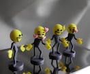 オリジナルのキャラクターを3Dモデリングします オリジナルグッズや3Dプリント用データに！ イメージ1