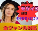 プライバシー保護に！！モザイク★ぼかし加工承ります お好みのモザイク濃度に調整します イメージ1