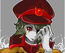 簡単な背景＋バストアップの人物イラストを制作します アニメ塗り風で毒気のある絵が特徴です イメージ7