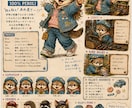 ブランドの顔になるキャラクターを制作します 見た目だけじゃない、性格や世界観までデザイン イメージ4