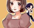 アイコン用などのイラスト描きます 主に女の子のイラストを可愛い感じの絵柄で制作致します！ イメージ3