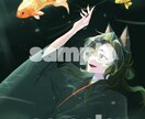 一枚絵/立ち絵/キャラ•衣装デザイン 描きます 可愛いからかっこいい、このイラストが欲しいに出会えます イメージ5