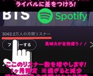Spotify⚫︎マンスリーリスナー増やします アーティスト・アイドル必見！安心保証付！ イメージ2