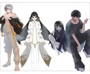 最短即日～！立ち絵制作します 表情差分何枚でも◎TRPGやゲーム素材、VTuber活動にも イメージ7