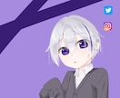 アイコンイラストなど描きます 女の子、中性的な男の子などを描くのが好きです。 イメージ5