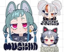 デフォルメ⭐︎かっこかわいいアイコン制作します グッズ制作用イラスト、キャラクターデザインもお任せください♪ イメージ2