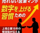 売れない営業マンが売れる営業マンになる習慣伝えます 数字の悩み！上場企業18年の管理職が伝える“効果的な習慣術” イメージ1