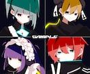 SNS用のかっこかわいい女の子、男の子を描きます アニメ塗りで雰囲気のあるイラスト イメージ1