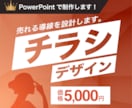 PowerPointでチラシをデザインします 10月限定価格！提案2案以上／初稿72h以内 イメージ1