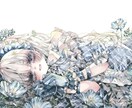 イラストを描きます 透明水彩で制作します。少年、少女が得意です。 イメージ4