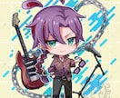 ミニキャラ（小物つき）描きます SNS、グッズなどに！印刷可能です！ イメージ3