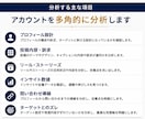 Instagram運用を診断し改善案をご提案します 投稿・プロフィール・導線を分析し、改善策を具体化します。 イメージ2