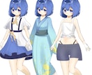 かわいい女性（短めアニメーション依頼可）描きます TRPG、ゲームの立ち絵、その他など気軽にご相談ください イメージ3