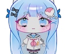 ゴスロリ風でかわいいミニキャライラスト作成します 修正無料・7日以内に納品いたします！ イメージ5