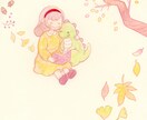 絵本のような世界観を描きます 透明水彩で描くあなただけの一枚絵【アナログ原画対応】 イメージ4
