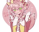 可愛いデフォルメ系のイラストを描きます SNSのアイコンや動画のサムネイルなどに✨ イメージ1