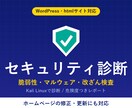 セキュリティ診断・ホームページ修正・更新します 脆弱性・改ざん診断／wordpress・html修正 イメージ1