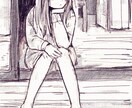 個性的なモノクロイラスト制作します 【MV・小説挿絵・ジャケット】逆にインパクト＆被らない！ イメージ2
