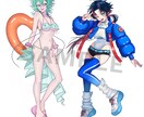 男女キャラ両方可!イラストお描きいたします 迅速な連絡と丁寧なヒアリングを大切にしております！ イメージ4