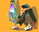オリジナルアイコンやイラストを制作します キラキラで可愛い SNSアイコン、イラストを提供します！ イメージ5