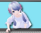 Vtuberの日常画像やキービジュアル作成致します Live2DやVRMモデルから可愛い画像をお作りいたします！ イメージ4