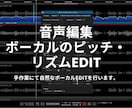 音声編集/ボーカルのピッチ・リズムetc調整します Melodyne5・Auto-Tuneを使用し手作業にて修正 イメージ1