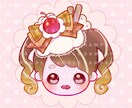 スイーツモチーフのかわいいアイコン描きます 商用利用料金込み♡簡単な小物や文字入れも無料です！ イメージ5
