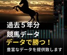 2018年～2022年までの競馬データを提供します 競馬の過去データをスクレピングにより収集しています イメージ1