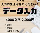 データをテキスト化いたします 手書き・画像・pdfなど → Excel・Word・txt イメージ1