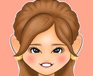 デジタル似顔絵を描きます 顔だけ似顔絵！snsのアイコンやお名刺に！ イメージ3