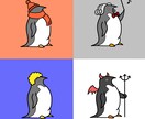 あなたがペンギンになっちゃった？なアイコン作ります 世界に一つだけのペンギンアイコンをお作りいたします！ イメージ2