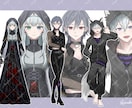 IRIAM対応！立ち絵、１からキャラデザできます ３～７日ほどで納品可能！２０体以上制作実績あります！ イメージ2