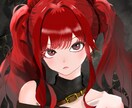圧倒的存在感の胸上イラスト｜映えるイラスト描きます 「配信者さま人気◎ 表情映えるアップ絵」 イメージ1