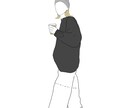 シンプル線画イラスト、ファッションイラスト描きます シンプルな線画イラスト、ファッションイラストお描きます。 イメージ5