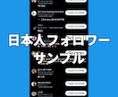 Xツイッター日本人フォロワーを100人〜増やします X(旧ツイッター)の日本人100人増加ほぼ減少なし イメージ3