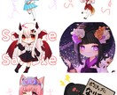 かっこ可愛いミニキャラアイコン描きます 早い！安い！！満足！！！なSNSで使えるアイコン描きます イメージ4