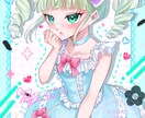 アイドル系・かわいい女の子イラスト制作します SNSや記念用にぴったりの一枚をお届けします イメージ9