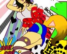 女の子のイラスト受付ます かわいい　和風　かっこいい系用途に合わせます イメージ4