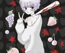 ロック・サイバーパンク系のイラスト制作します サイバー、ロック、ポスター風★ イメージ3