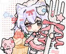 かわいい絵柄でミニキャラを描きます vtuberなどグッズやスタンプとかの商用利用可能です！ イメージ1