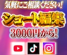 ショート動画、編集します Youtube、Tiktok、リール動画などの編集代行！ イメージ1