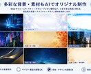 広告・LP向けAI商用画像を制作します 広告・LP・SNSで使いやすい構図・余白まで設計 イメージ3