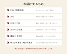 文字と図形で、お店のロゴを作ります 3案から選べる｜カラー・白黒／横長・正方形 イメージ4